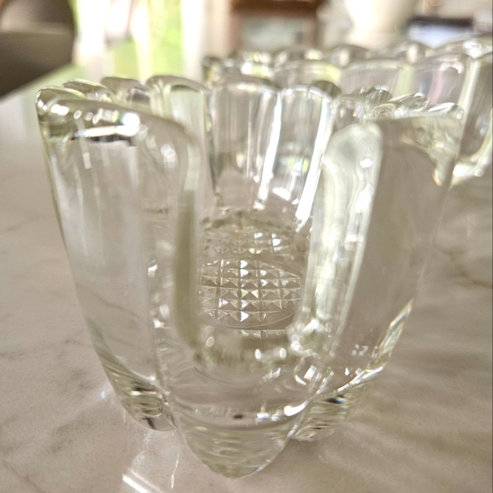 Princess house crystal utensil holders